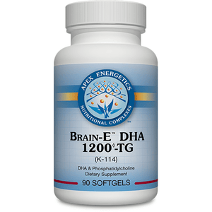 Apex Energetics Brain - E DHA 1200 TG 90 Softgels - K114 - The Oasis of Health