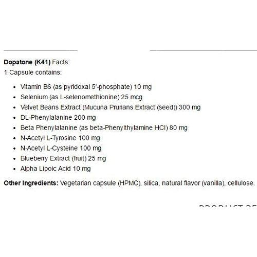 Apex Energetics - Dopatone (K - 41) 90 Capsules - The Oasis of Health