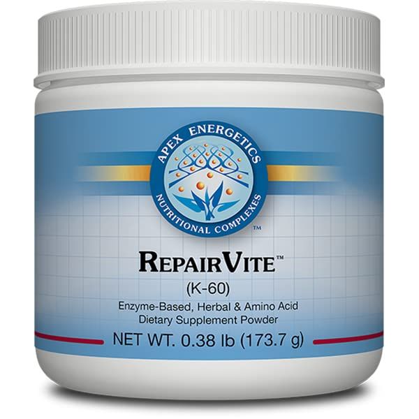 Apex Energetics K - 60 REPAIRVITE (173g) Enzyme - Based Herbal & Amino Acid Dietary Supplement Powder by Apex Energetics - The Oasis of Health