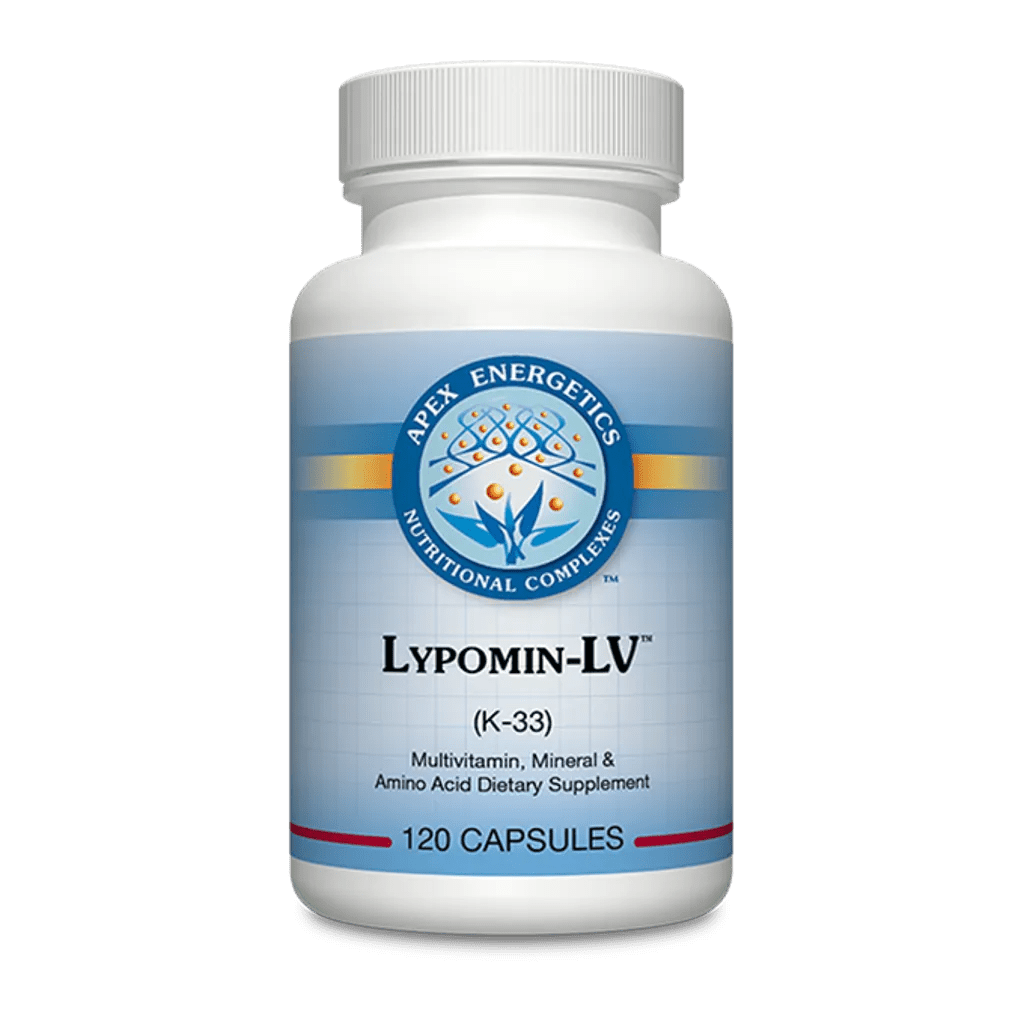 Apex Energetics Lypomin - LV 120 Capsules - K33 - The Oasis of Health