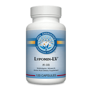 Apex Energetics Lypomin - LV 120 Capsules - K33 - The Oasis of Health