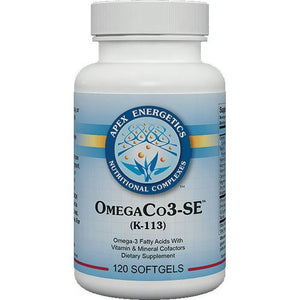 Apex Energetics OmegaCo3 - SE - K113 - 120 Softgels - The Oasis of Health