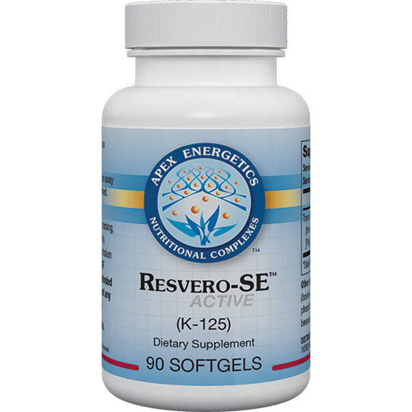 Apex Energetics Resvero - SE Active 90 Softgels - K125 - The Oasis of Health