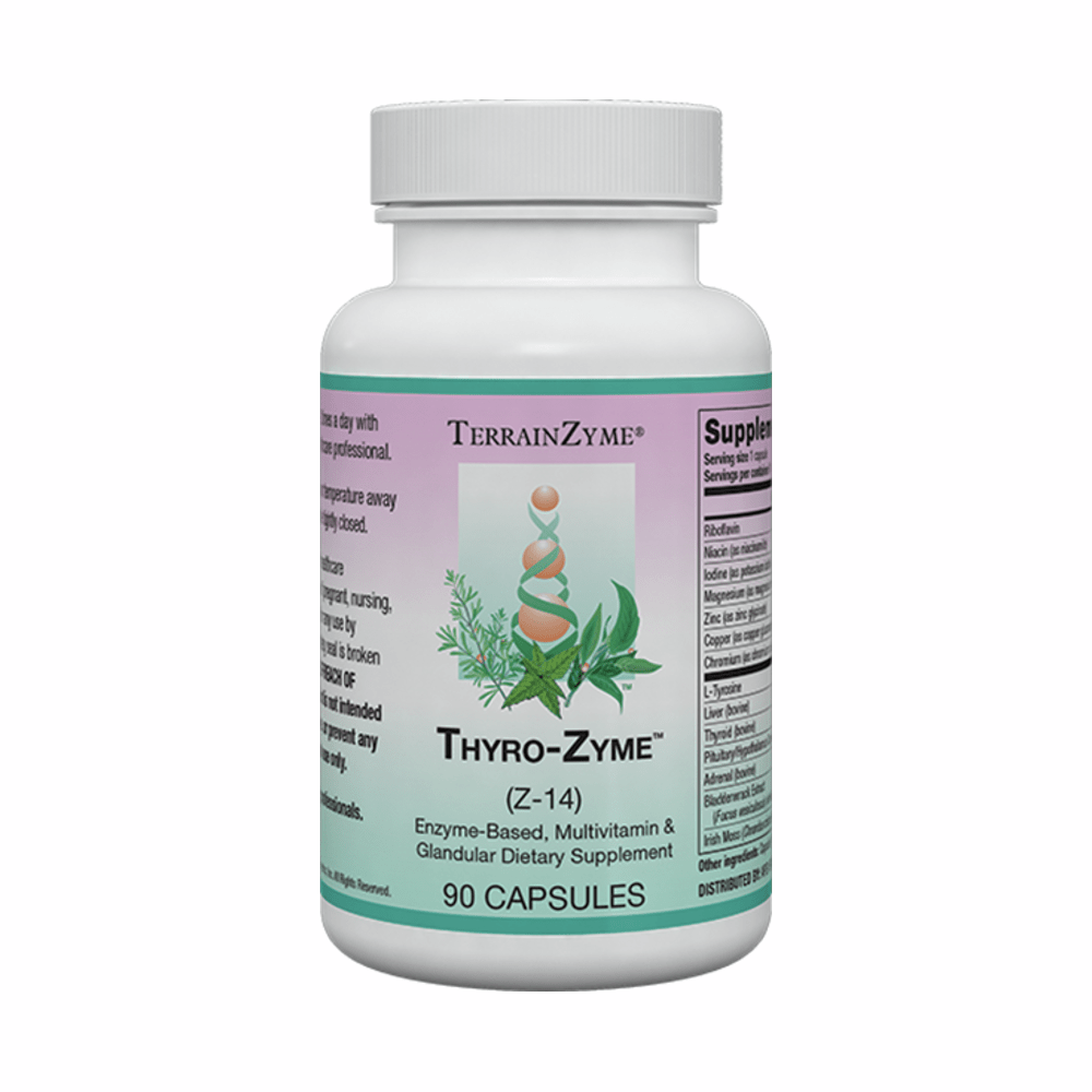 Apex Energetics Thyro - Zyme 90 Capsules - Z14 - The Oasis of Health