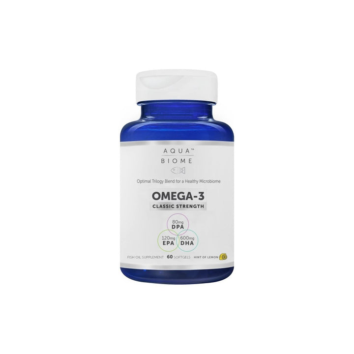 Aqua Biome - Omega - 3 Triglyceride Form Classic Strength 2000 mg. - 120 Softgels - The Oasis of Health