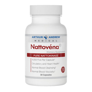 Arthur Andrew Medical - Nattovena, Pure Nattokinase, Circulatory and Heart Health, Vegan, Non - GMO, 30 Capsules - The Oasis of Health