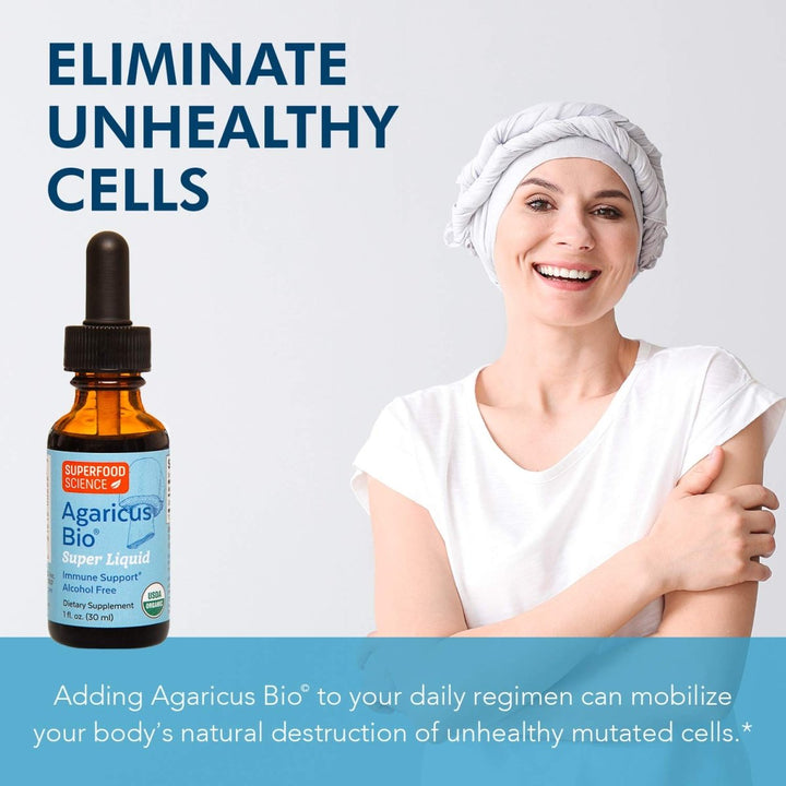 Atlas World - Agaricus Bio Super Liquid Immune Support Anti - Aging Formula - 1 fl. oz. - The Oasis of Health