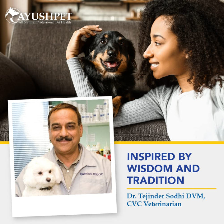 Ayush Herbs Ashwagandha Vet Stress Support 120 Capsules - The Oasis of Health