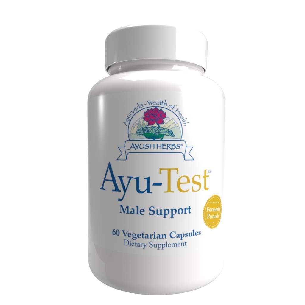 Ayush Herbs Ayu - Test Male Support 60 Vcaps - The Oasis of Health