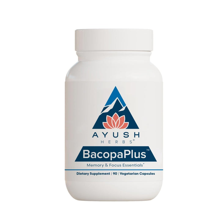 Ayush Herbs Bacopa Plus 90 Vcaps - The Oasis of Health