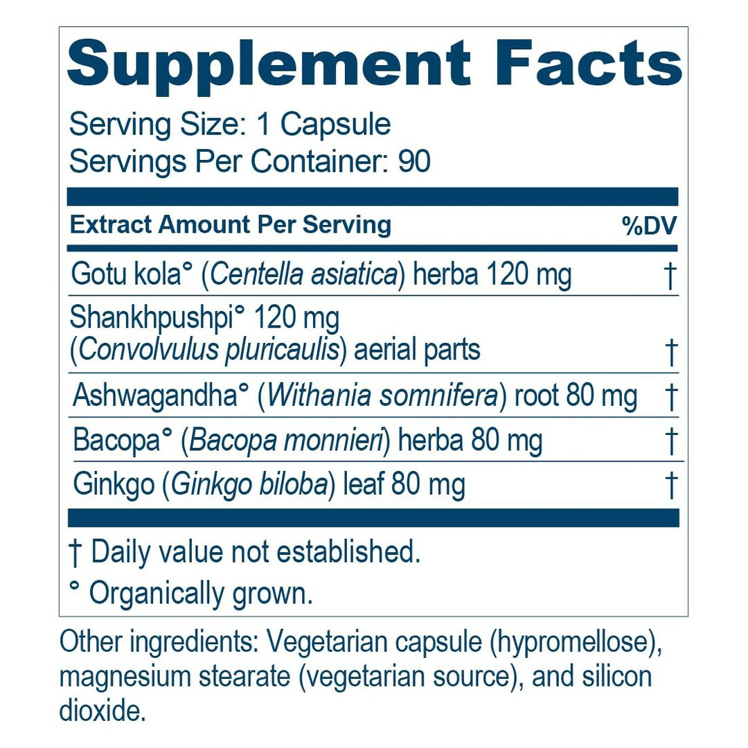 Ayush Herbs Bacopa Plus 90 Vcaps - The Oasis of Health