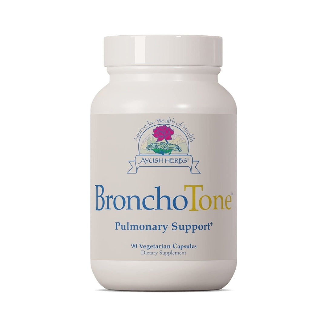 Ayush Herbs BronchoTone 90 Capsules - The Oasis of Health