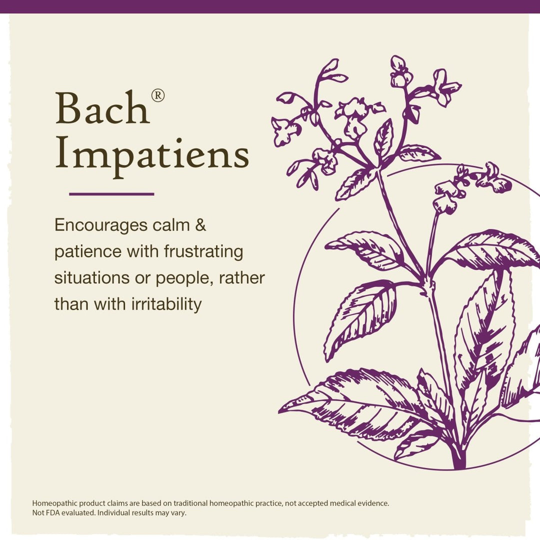Bach Impatiens 20ml - The Oasis of Health