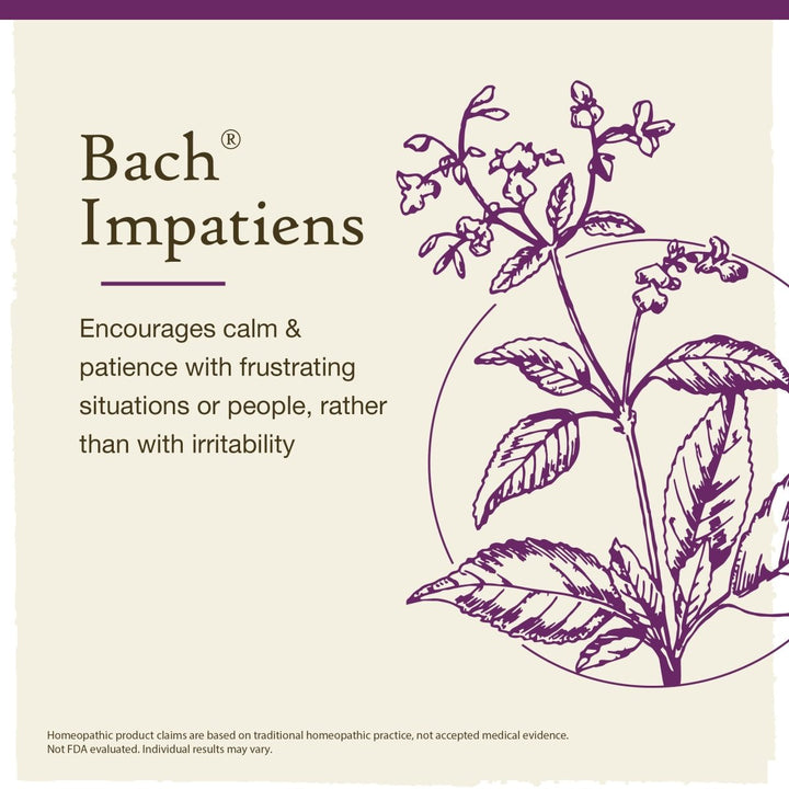 Bach Impatiens 20ml - The Oasis of Health