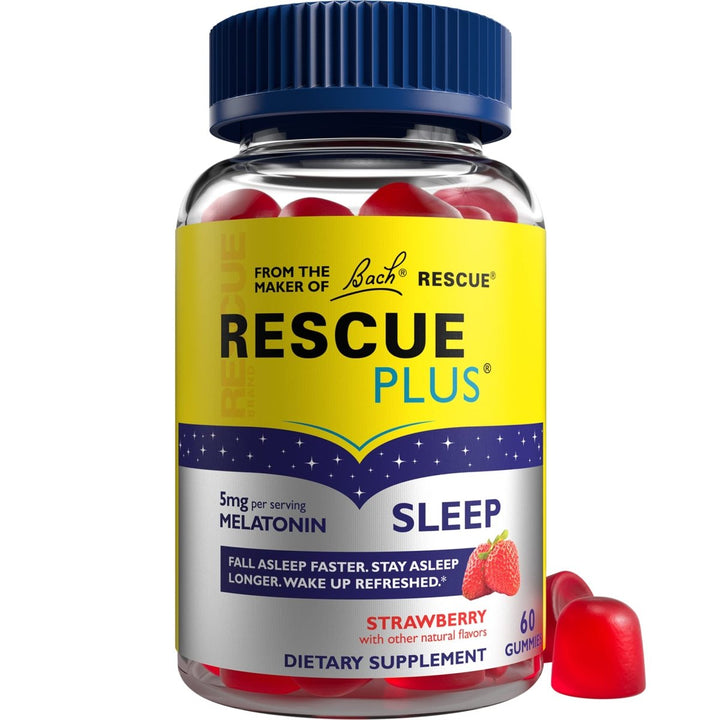 Bach Rescue Plus Melatonin Sleep Gummies 60 Count - The Oasis of Health