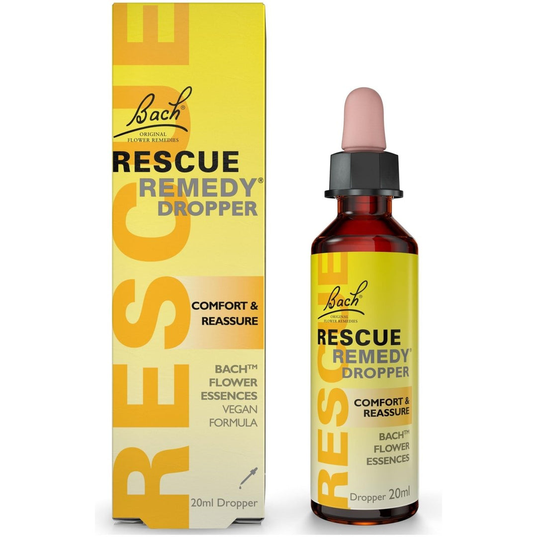 Bach Rescue Remedy Natural Stress Relief Drops 20ml - 2 Pack - The Oasis of Health