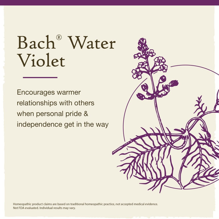 Bach Water Violet 20mL - The Oasis of Health