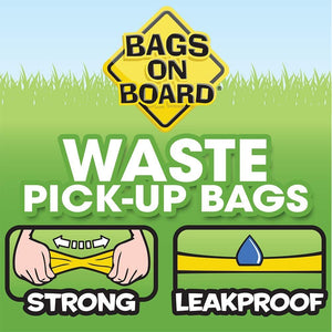 Bags on Board Patterned Dog Waste Bags, 9x14 in, 140 bags, Patterned (3203940045) - The Oasis of Health
