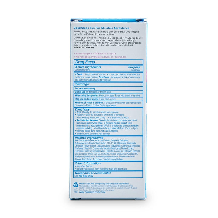 Bare Republic - Mineral Baby Sunscreen Stick 55 SPF - 0.5 oz. - The Oasis of Health