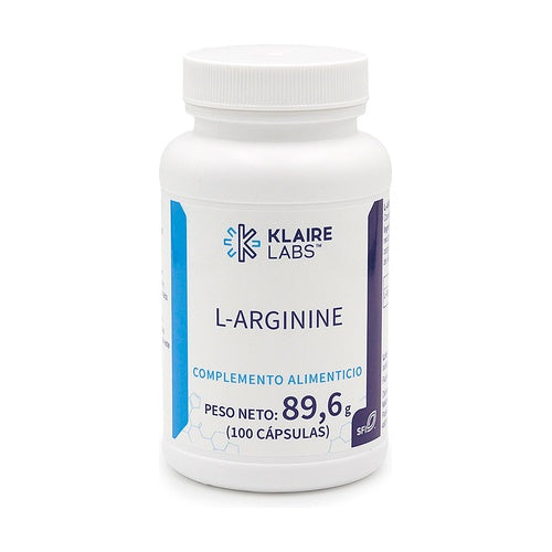 Klaire Labs L-Arginine HCl 100 Capsules
