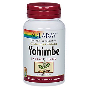 Solaray - Yohimbe Extract, Veg Cap (Btl-Plastic) 60ct