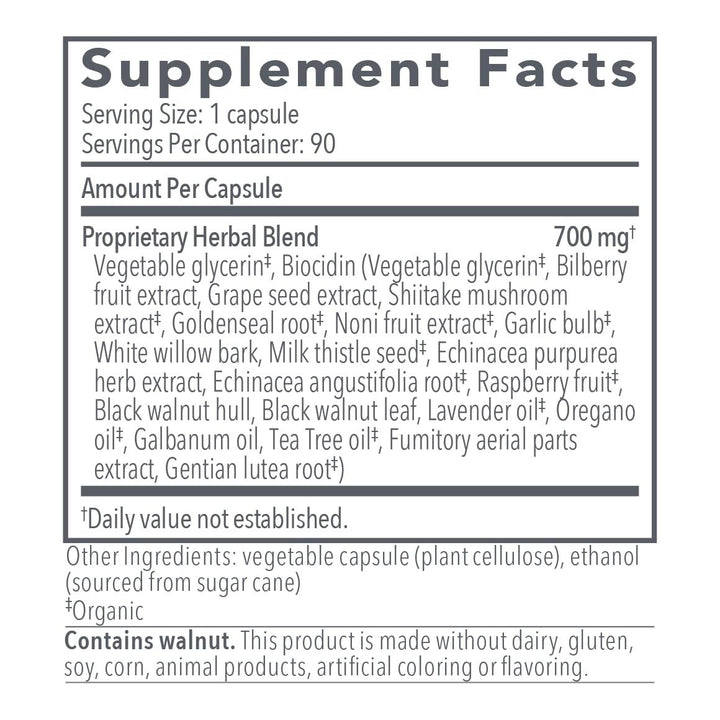 Bio - Botanical Research Biocidin Broad Spectrum 90 Capsules - The Oasis of Health