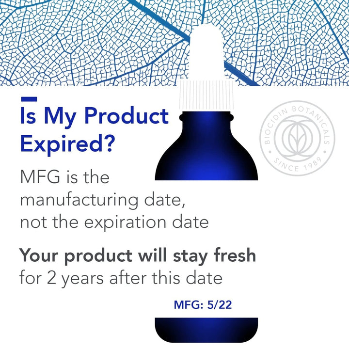 Bio - Botanical Research Biocidin Broad Spectrum Remove Liquid Formula 1oz - The Oasis of Health