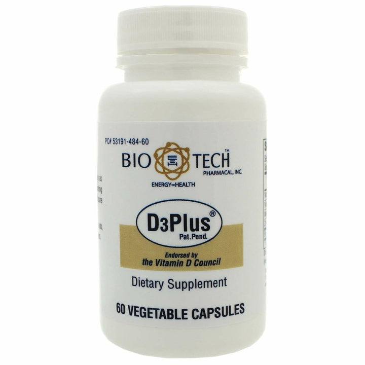 Bio - Tech - D3 Plus 60 Veggie Capsules - The Oasis of Health