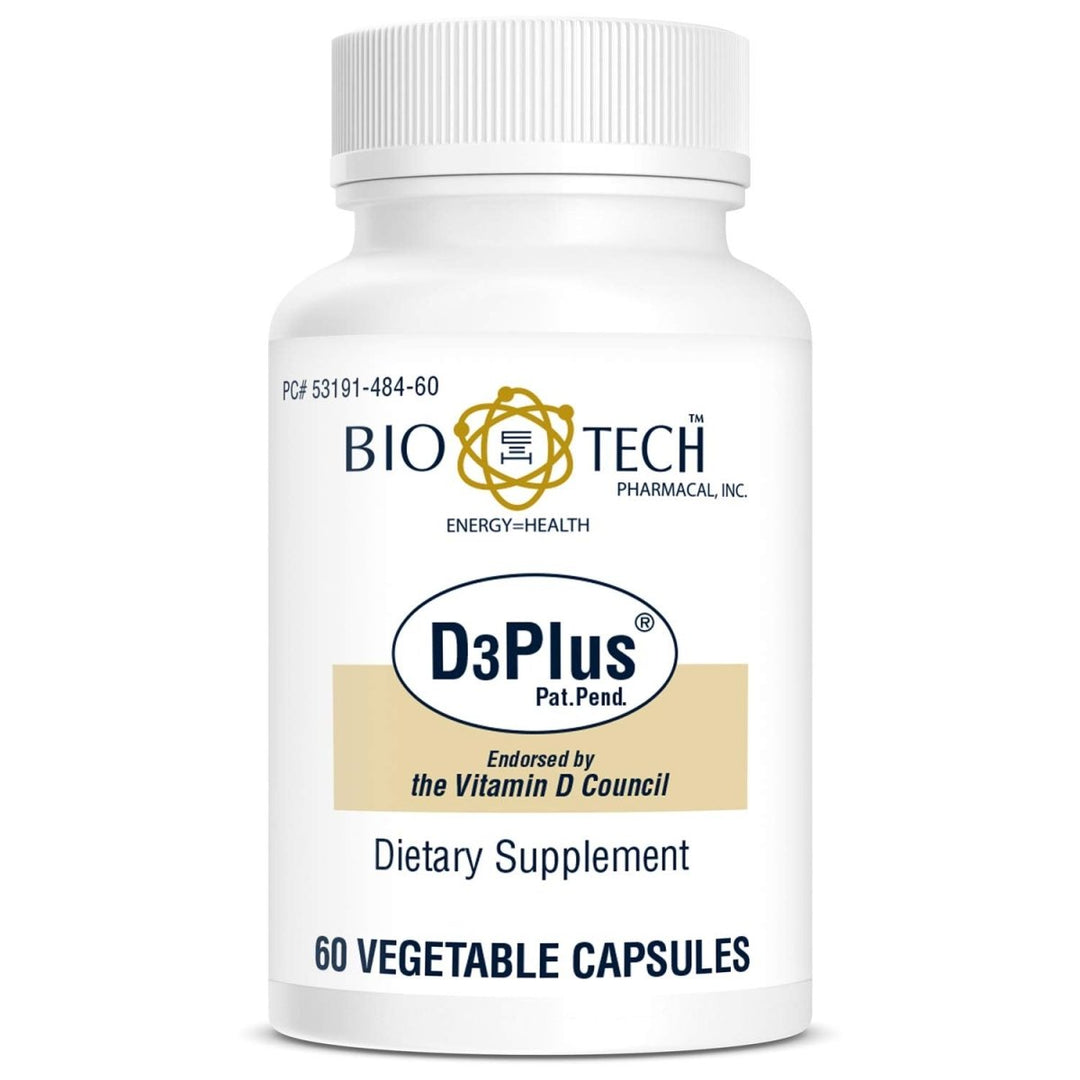 Bio - Tech Pharmacal D3 Plus (60 Count) - The Oasis of Health