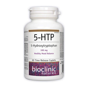 Bioclinic Naturals - 5 - HTP (5 - Hydroxytryptophan) 60 Time Release Caplets - The Oasis of Health