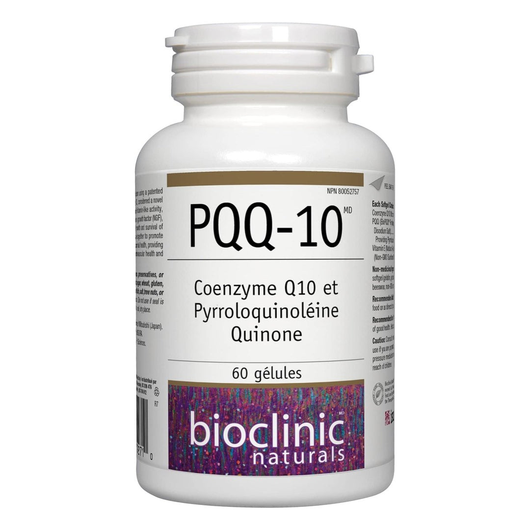 Bioclinic Naturals CerebroVital PQQ - 10 60 Softgels - The Oasis of Health