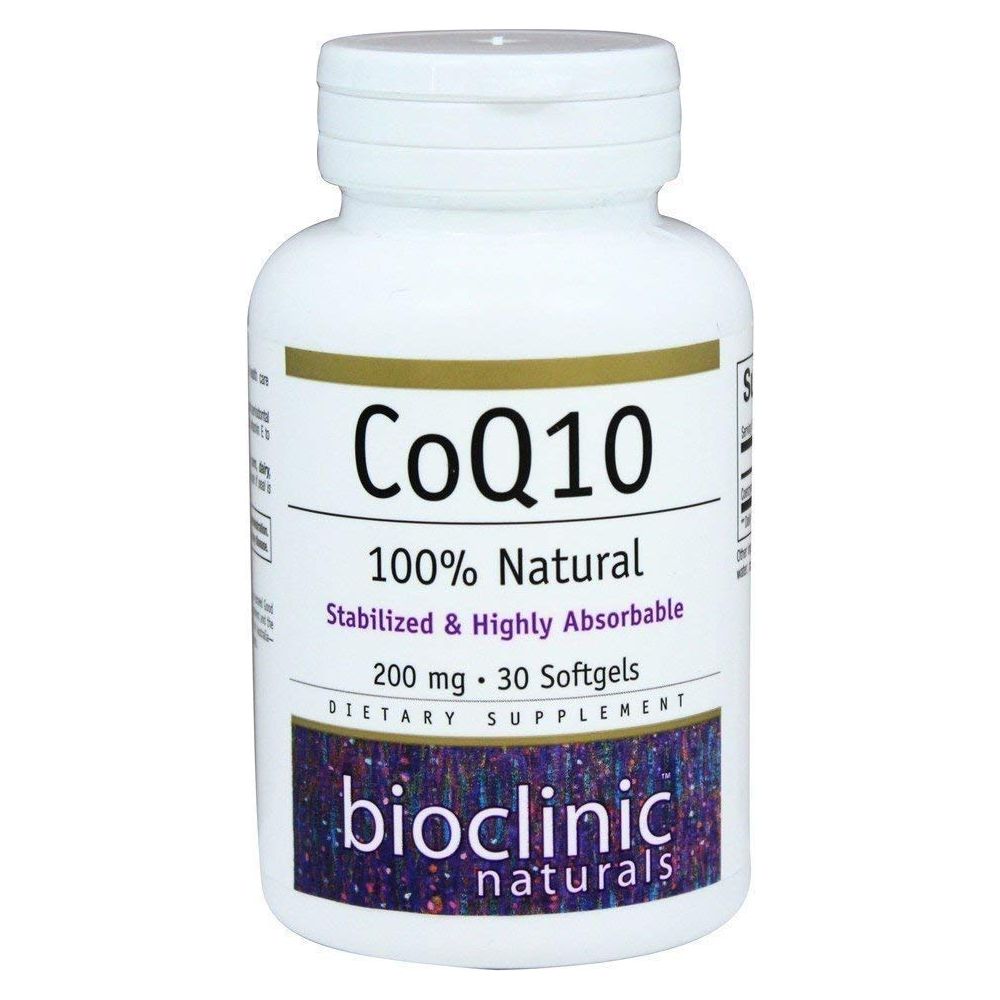Bioclinic Naturals CoQ10 200mg 30 softgels - The Oasis of Health