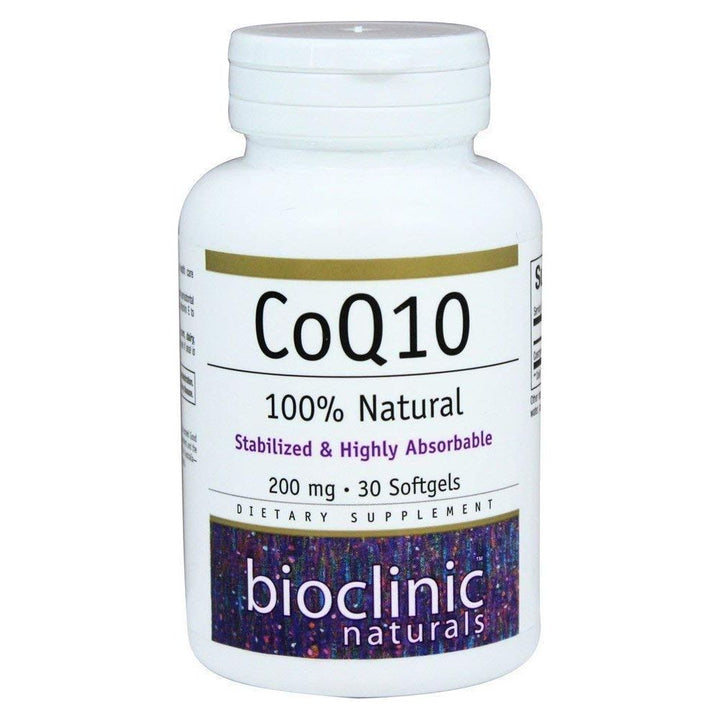 Bioclinic Naturals CoQ10 200mg 30 softgels - The Oasis of Health