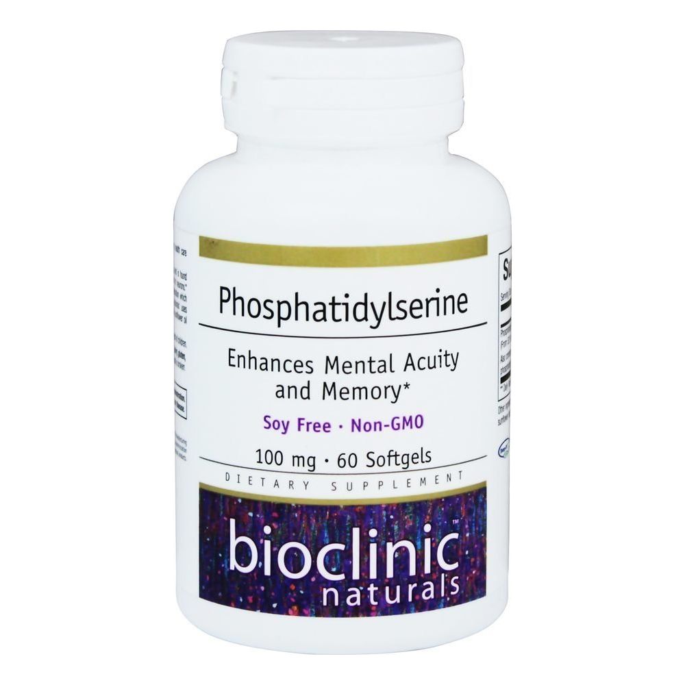 Bioclinic Naturals Phosphatidylserine 100mg 60 Softgels - The Oasis of Health