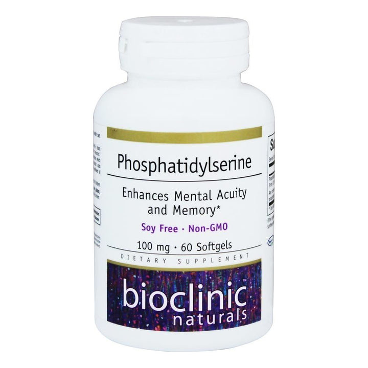 Bioclinic Naturals Phosphatidylserine 100mg 60 Softgels - The Oasis of Health