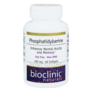 Bioclinic Naturals Phosphatidylserine 100mg 60 Softgels - The Oasis of Health