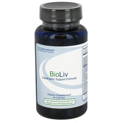 BioGenesis Nutraceuticals - BioLiv Lipotrophic Support Formula - 90 Capsules - The Oasis of Health