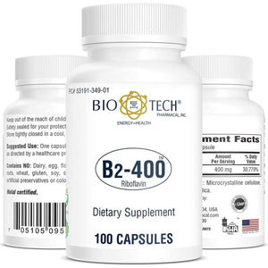 BioTech B2 - 400 100 Capsules - The Oasis of Health