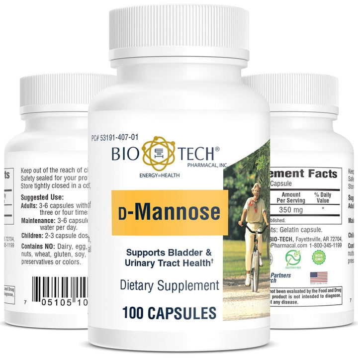 BioTech D - Mannose 100 Capsules - The Oasis of Health