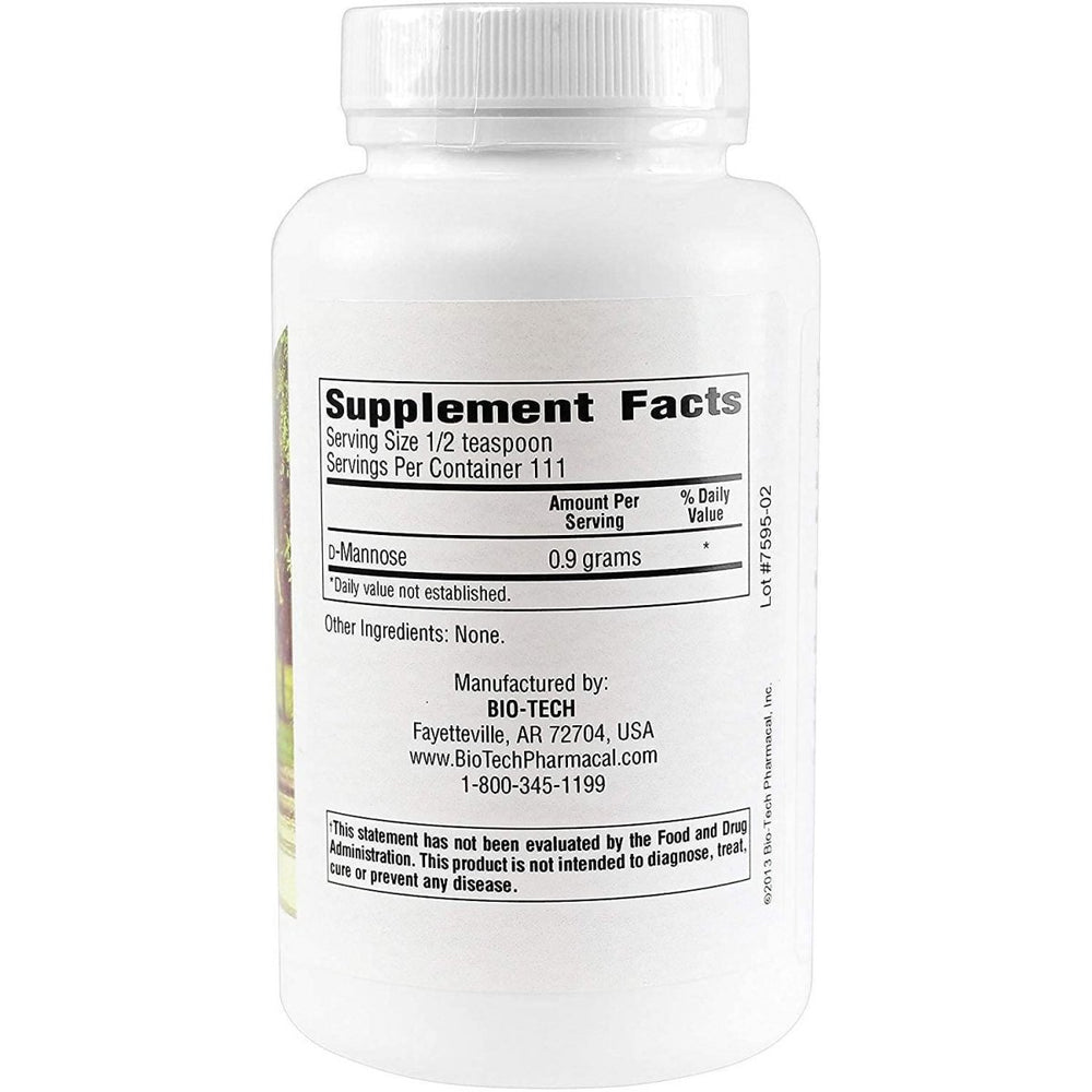 BioTech D - Mannose 100g powder - The Oasis of Health