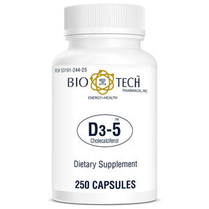 BioTech D3 - 5 250caps - The Oasis of Health