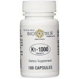 BioTech K1 - 1000 (Vitamin K1) 100 Capsules - The Oasis of Health