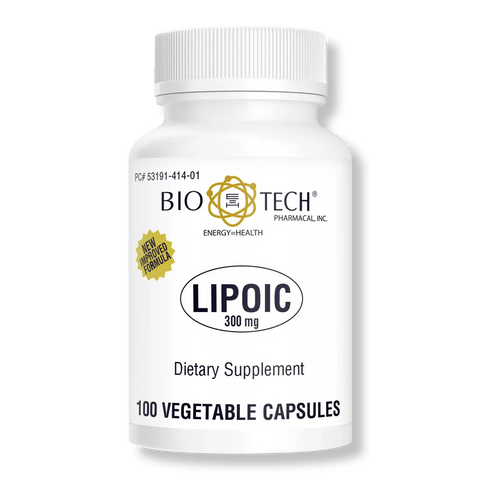 Biotech Lipoic 300mg 100 Vcaps - The Oasis of Health