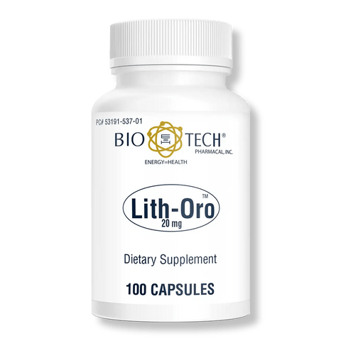 Biotech Lith - Oro 20mg 100 Capsules - The Oasis of Health