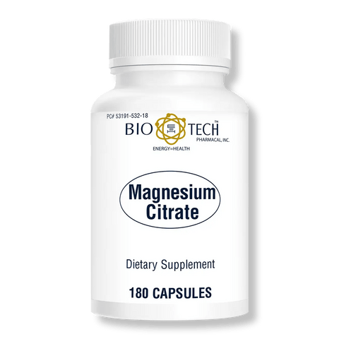 Biotech Magnesium Citrate 180 Capsules - The Oasis of Health