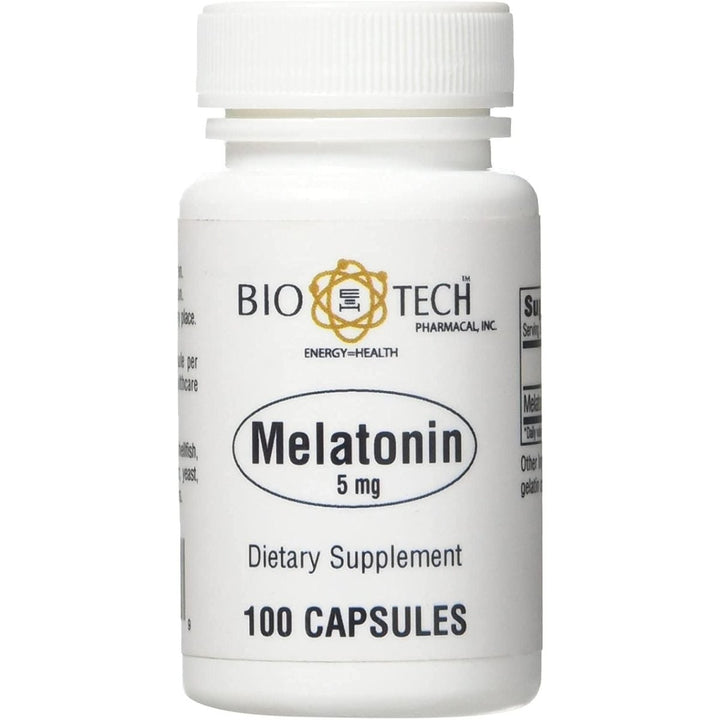 Biotech Melatonin 5 mg 100 Capsules - The Oasis of Health