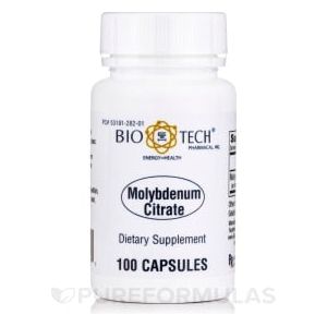 BioTech Molybdenum Citrate 100 Capsules - The Oasis of Health