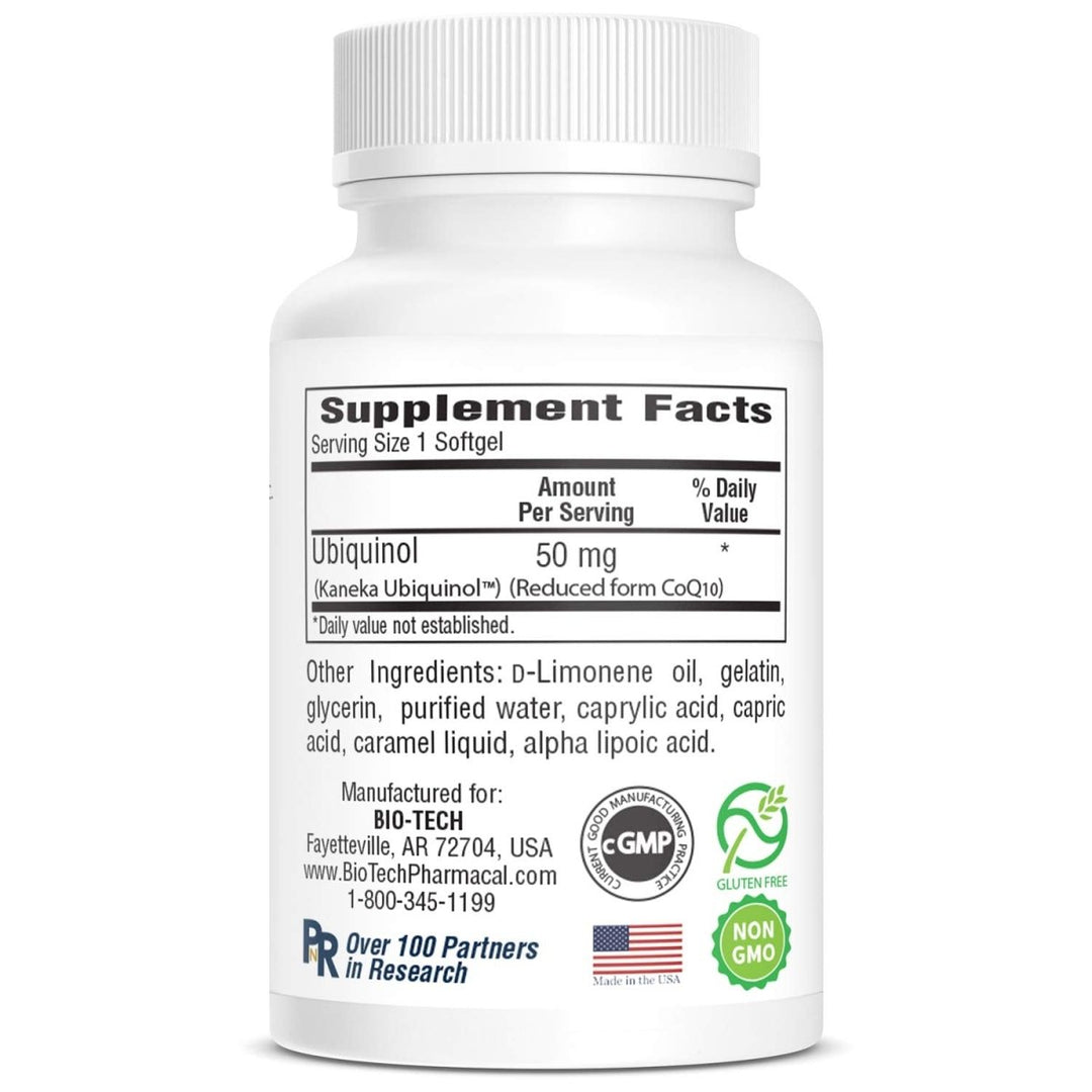 Biotech Ubiquinol 90 Softgels - The Oasis of Health