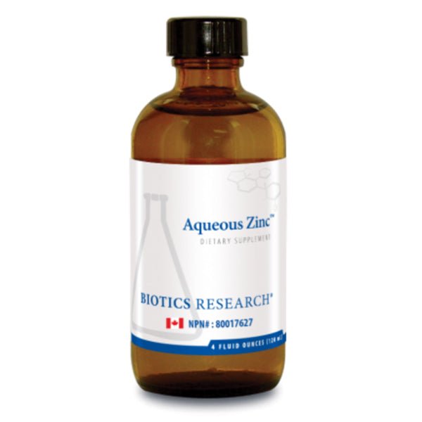 Biotics Research Aqueous Zinc 4oz - The Oasis of Health