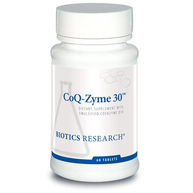 Biotics Research CoQ - Zyme 30 60 Tablets - The Oasis of Health